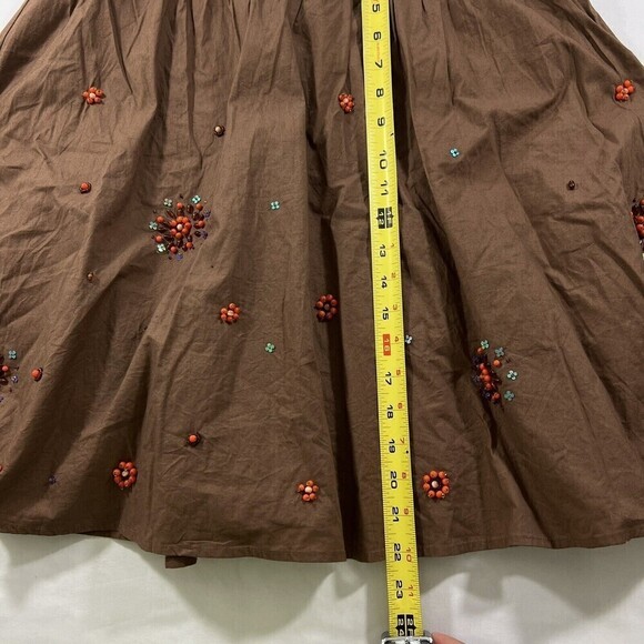 Persaman New York A-Line‎ Brown Skirt Size 8 - Picture 10 of 11